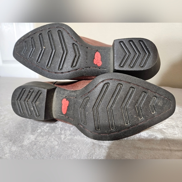 Justin L2559 Ladies Cowgirl Leather Boots Size 6.5 - Picture 7 of 9